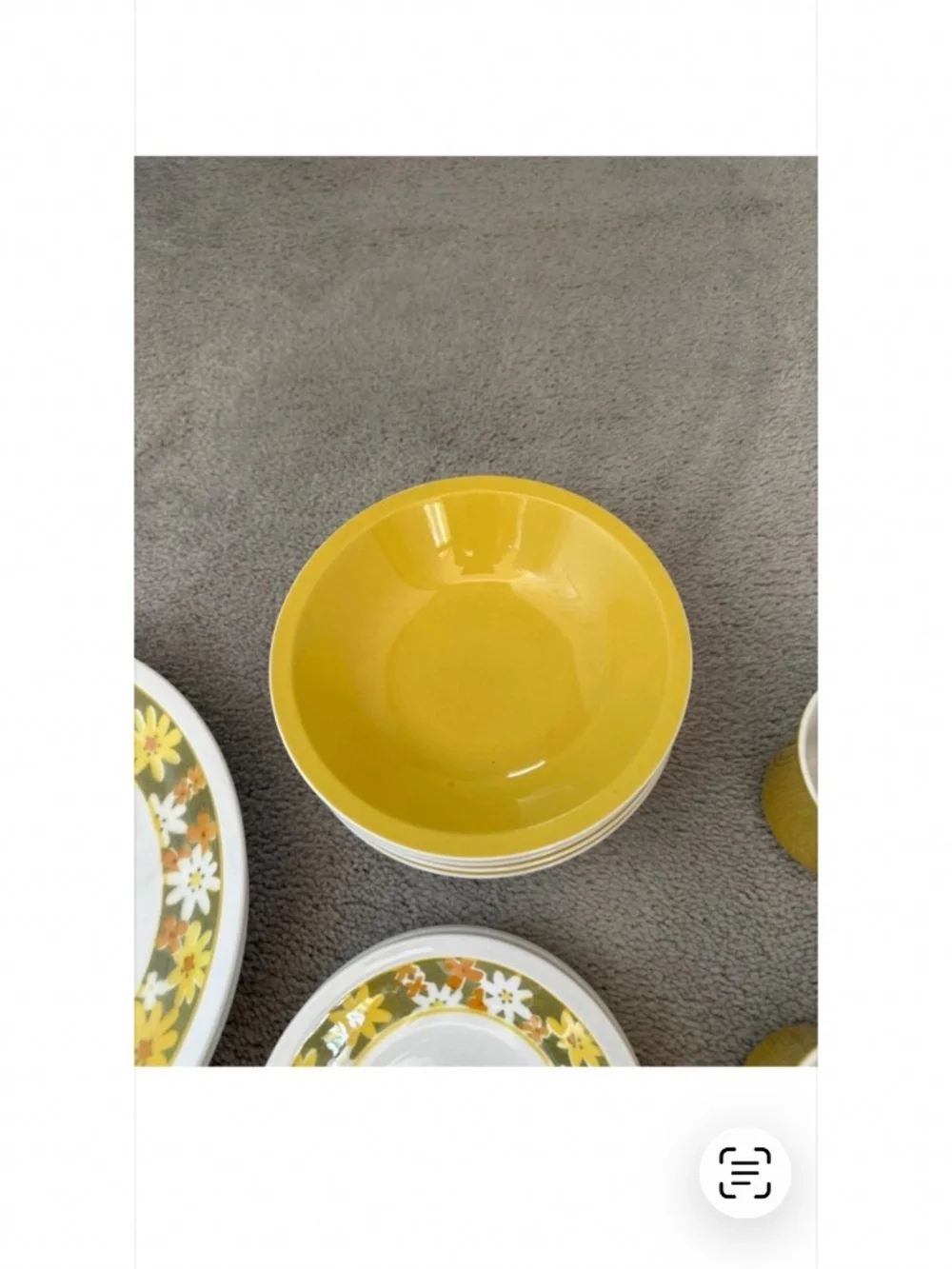 Vintage corelle dish set